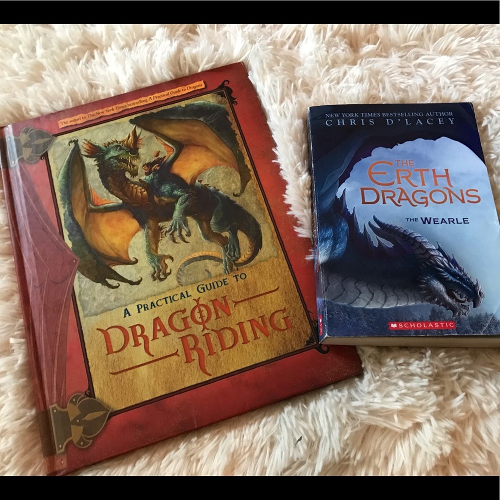 2/$10 Young Adult Guide To Dragon Riding The Erth Dragon Book Mystical Fun Read